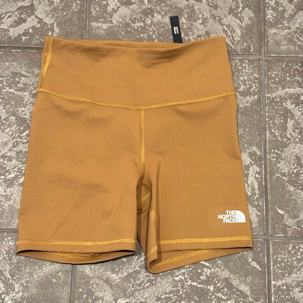 The North Face Women Elevation Bike Short 5 Flash Dry Retail $50 Small Brown